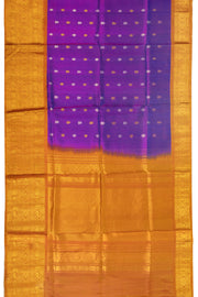 Purple Gadwal Silk Saree 10075445