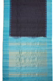 Blue Gadwal Kuttu Silk Saree 10076199