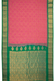 Pink Gadwal Kuttu Silk Saree 10076203