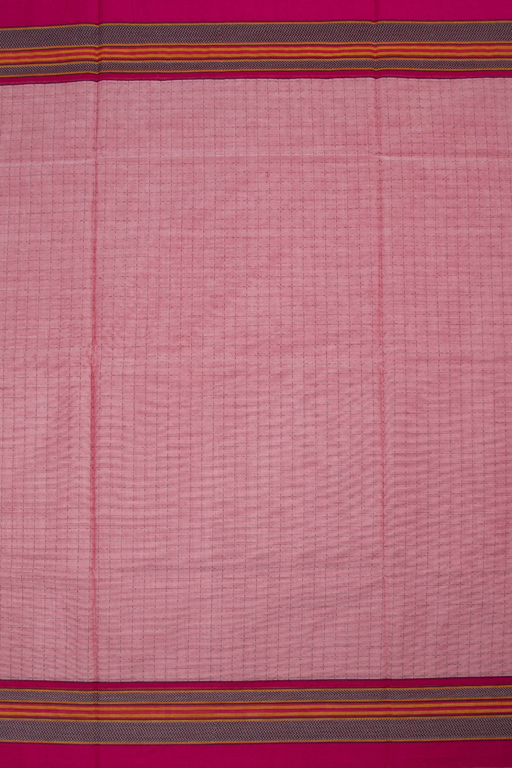 Red Handloom Kanchi Cotton Saree - Avishya