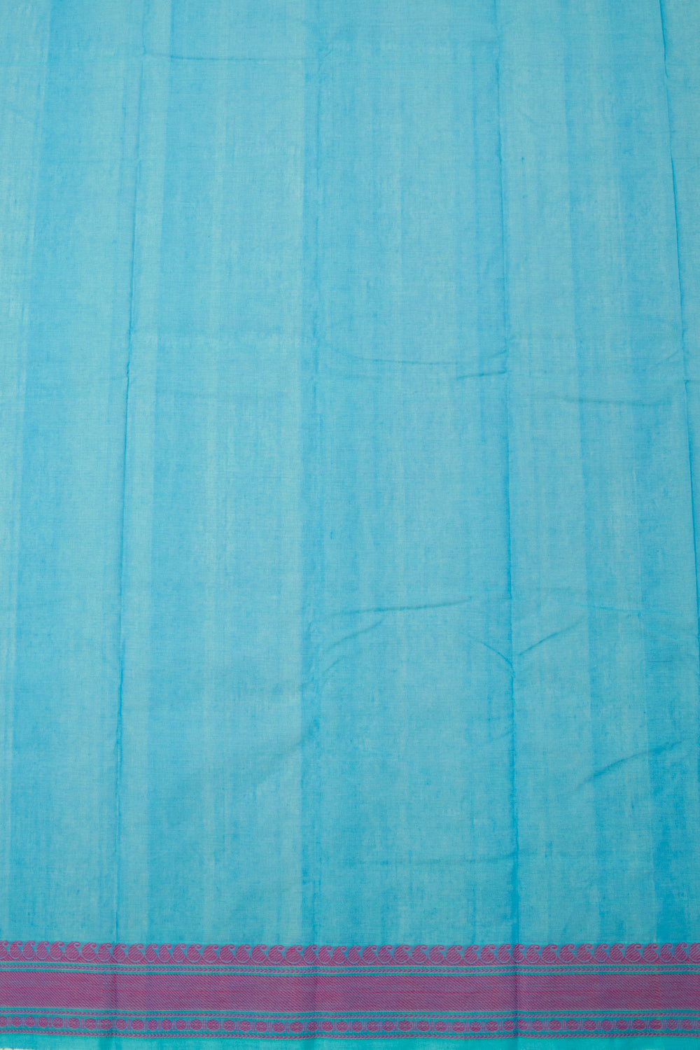 Blue Handloom Kanchi Cotton Saree - Avishya
