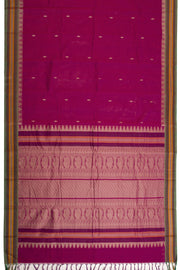 Pink Kanchi Cotton Saree 10069234 - Avishya