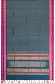 Green Kanchi Cotton Saree 10069240 - Avishya