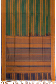 Green Handloom Kanchi Silk Cotton Saree 10069254 - Avishya