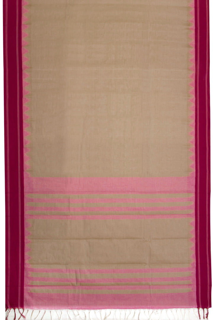 Dual Shot Handloom Kanchi Cotton Saree 10069393 - Avishya