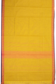 Yellow Handloom Kanchi Cotton Saree