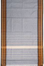 Grey Handloom Kanchi Cotton Saree 