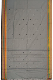 Grey Handloom Kanchi Cotton Saree 