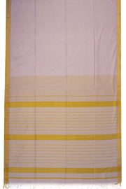 Silver Maheshwari Silk Cotton Saree 10075235