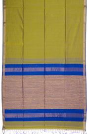 Green Maheshwari Silk Cotton Saree 10075237