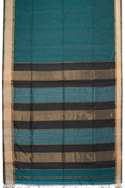 Blue Maheshwari Silk Cotton Saree 10075248