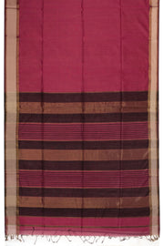 Red Maheshwari Silk Cotton Saree 10075252
