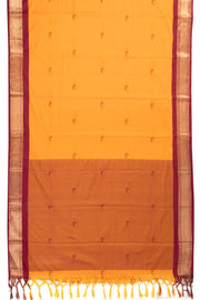 Yellow Handloom Chandrakon Paithani Silk Saree 10073627