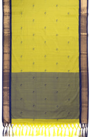 Green Handloom Chandrakon Paithani Silk Saree 10073634