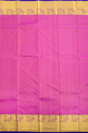 Magenta Pure Zari Jacquard Kanjivaram Silk Saree 10062458