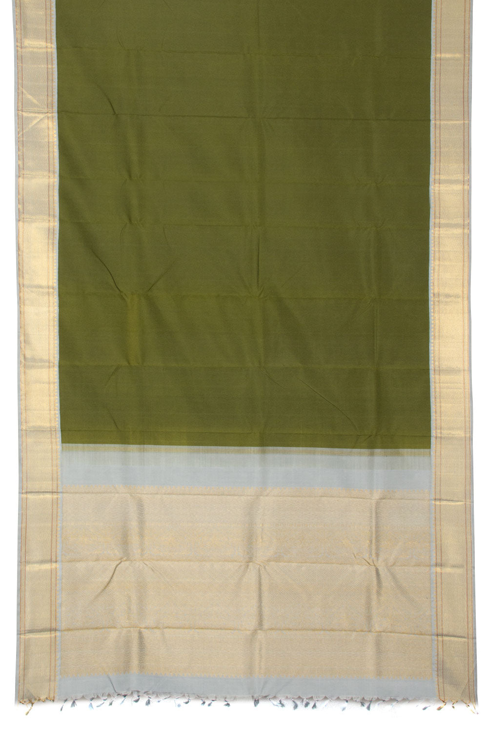 Green Bridal Handloom Kanjivaram Silk Saree - Avishya