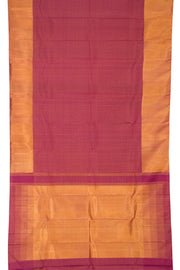 Maroon Bridal Handloom Kanjivaram Silk Saree - Avishya