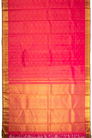 Pink Handloom Bridal Kanjivaram Silk Saree 10069164 - Avishya