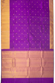 Purple Handloom Bridal Kanjivaram Silk Saree 10069172 - Avishya