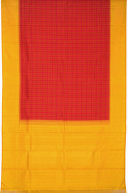 Red Handloom Korvai Kanjivaram Silk Saree 10069183