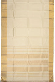 Off White Kanjivaram Silk Saree 