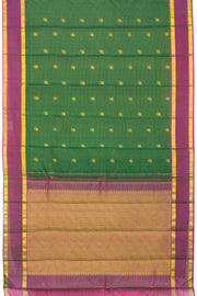 Green Zari Checks Kanjivaram Silk Saree 10070672