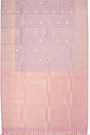 Mauve Handloom Kanjivaram Silk Saree