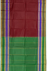 Maroon Light Weight Kanjivaram Soft Silk Saree 10071934