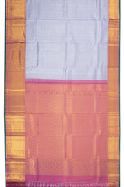 Grey Bridal Kanjivaram Pure Zari Silk Saree 10072867