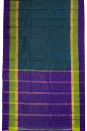 Green Kanjivaram Pure Silk Saree with Contrast Pallu 10072942