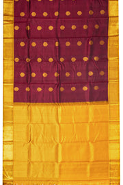 Maroon Pure Zari Kanjivaram Saree 10074762