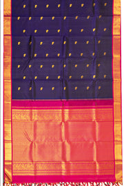 Blue Pure Zari Kanjivaram Saree 10074765