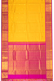 Yellow Pure Zari Kanjivaram Saree 10074772