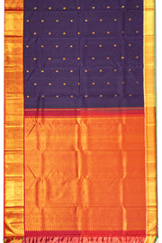 Blue Pure Zari Kanjivaram Saree 10074775