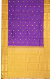 Purple Kanjivaram Pure Silk Saree with Contrast Pallu 10074784