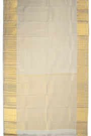 Grey Handloom Kanjivaram Pure Silk Saree 10074787