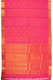 Dark Pink Bridal Kanjivaram Silk Saree 10075535