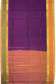 Deep Purple Kanjivaram Silk Saree 10075606