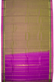  Moss Green Kanjivaram Silk Saree 10075607