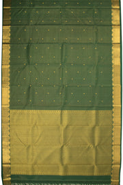 Sacramento Green  Kanjivaram Silk Saree with Checks Design 10075636