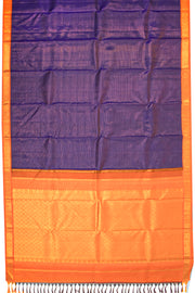 Blue Gem Vaira Oosi Kanjivaram Silk Saree 10075645