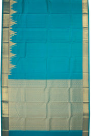 Homebox Blue Monotone Kanjivaram Silk Saree 10075648