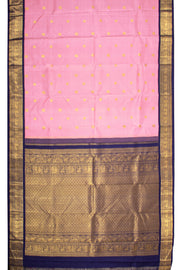 Persian Pink Korvai Kanjivaram Silk Saree 10075653