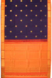 Matte Purple Korvai Kanjivaram Silk Saree 10075655
