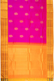 Mexican Pink Korvai Kanjivaram Silk Saree 10075659