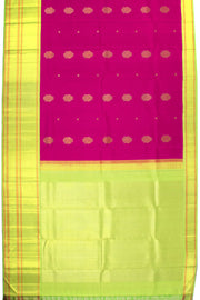Mexican Pink Korvai Kanjivaram Silk Saree 10075668