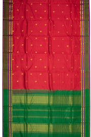 Red Kanjivaram Pure Silk Saree 10076071