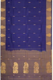 Blue Kanjivaram Pure Silk Saree 10076084