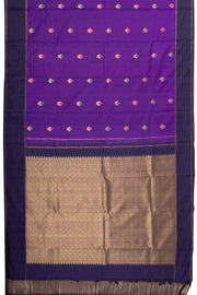 Purple Kanjivaram Pure Silk Saree 10076113