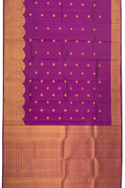 Purple Kanjivaram Pure Silk Saree 10076116